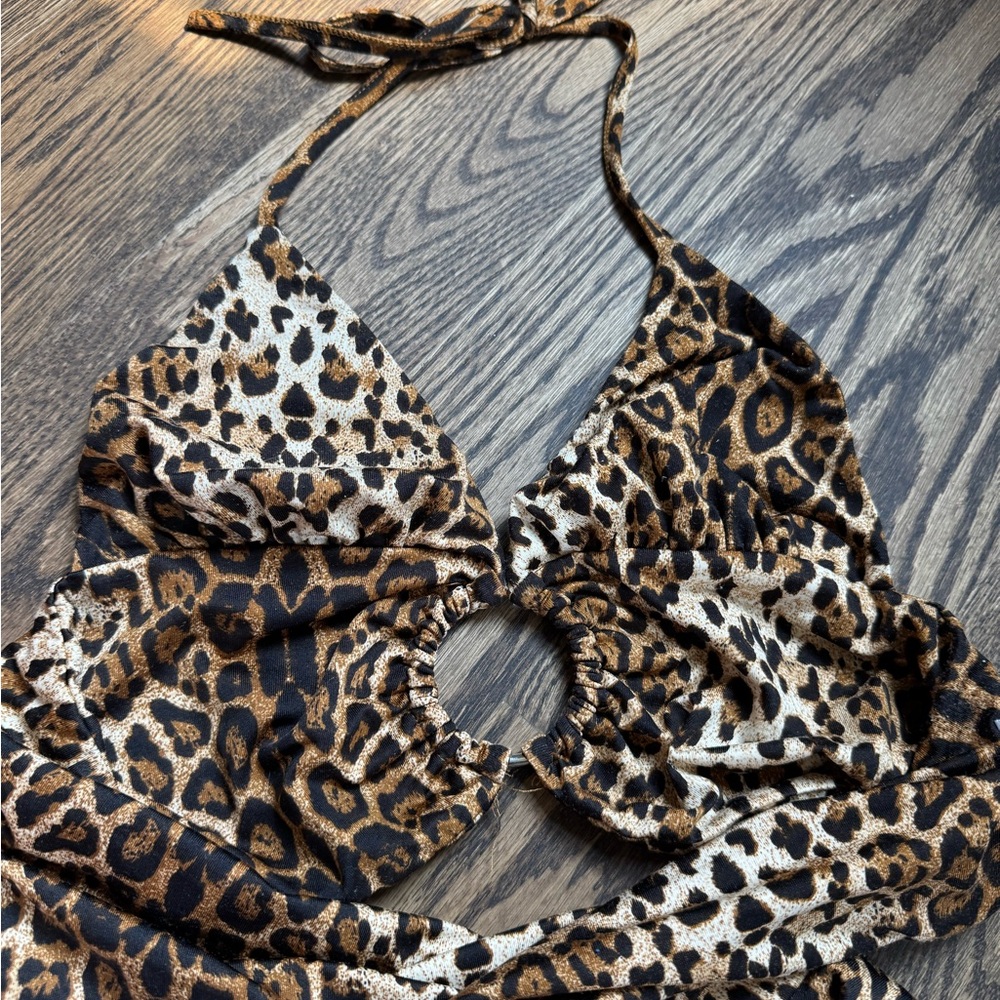 I.AM.GIA Leopard Print Top